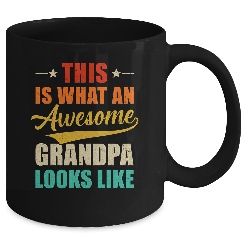 This Is What An Awesome Grandpa Looks Like Fathers Day Mug | siriusteestore