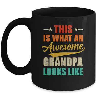 This Is What An Awesome Grandpa Looks Like Fathers Day Mug | siriusteestore