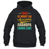This Is What An Awesome Grandpa Looks Like Fathers Day Shirt & Hoodie | siriusteestore