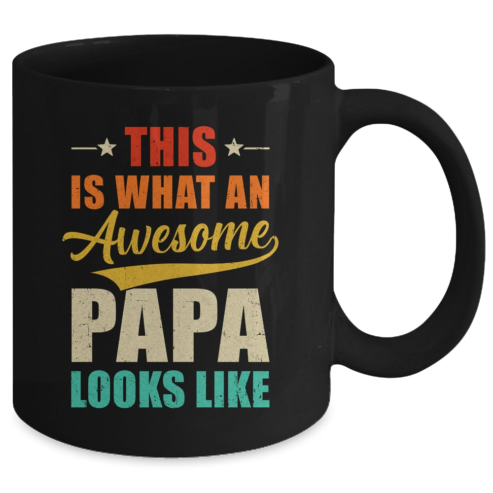 This Is What An Awesome Papa Looks Like Fathers Day Mug | siriusteestore