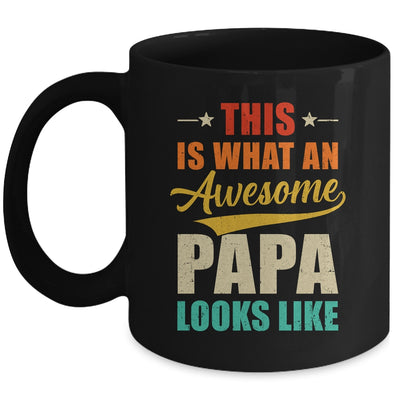 This Is What An Awesome Papa Looks Like Fathers Day Mug | siriusteestore