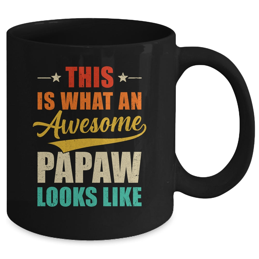 This Is What An Awesome Papaw Looks Like Fathers Day Mug | siriusteestore