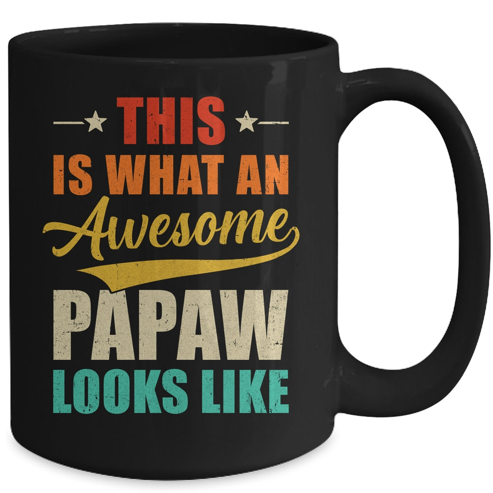 This Is What An Awesome Papaw Looks Like Fathers Day Mug | siriusteestore