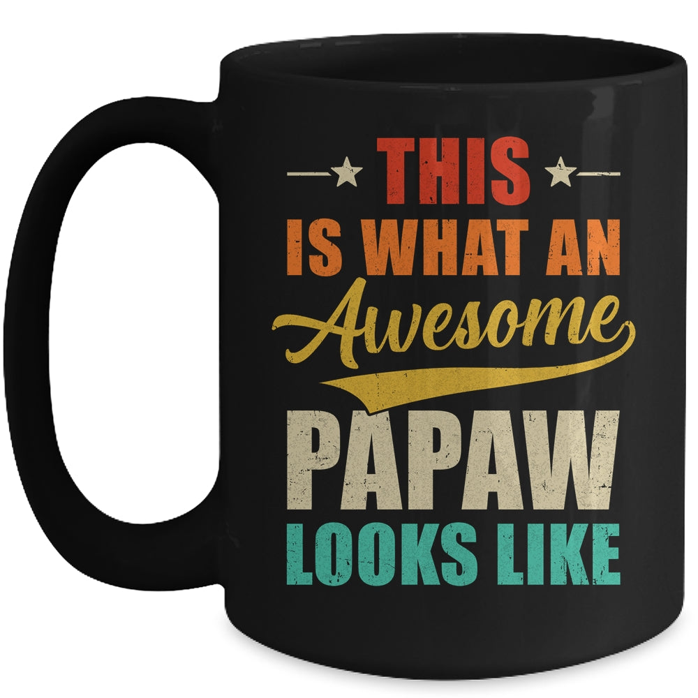 This Is What An Awesome Papaw Looks Like Fathers Day Mug | siriusteestore