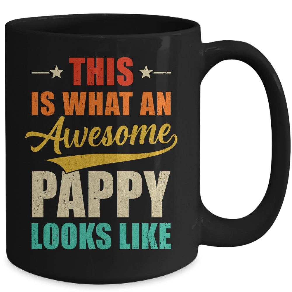 This Is What An Awesome Pappy Looks Like Fathers Day Mug | siriusteestore