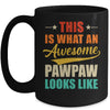This Is What An Awesome Pawpaw Looks Like Fathers Day Mug | siriusteestore
