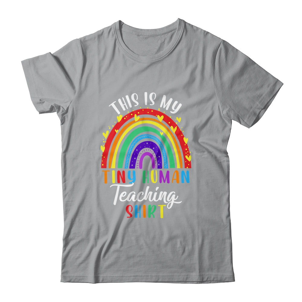 This My Teaching Tiny Humans Daycare Provider Teacher Shirt & Hoodie | siriusteestore