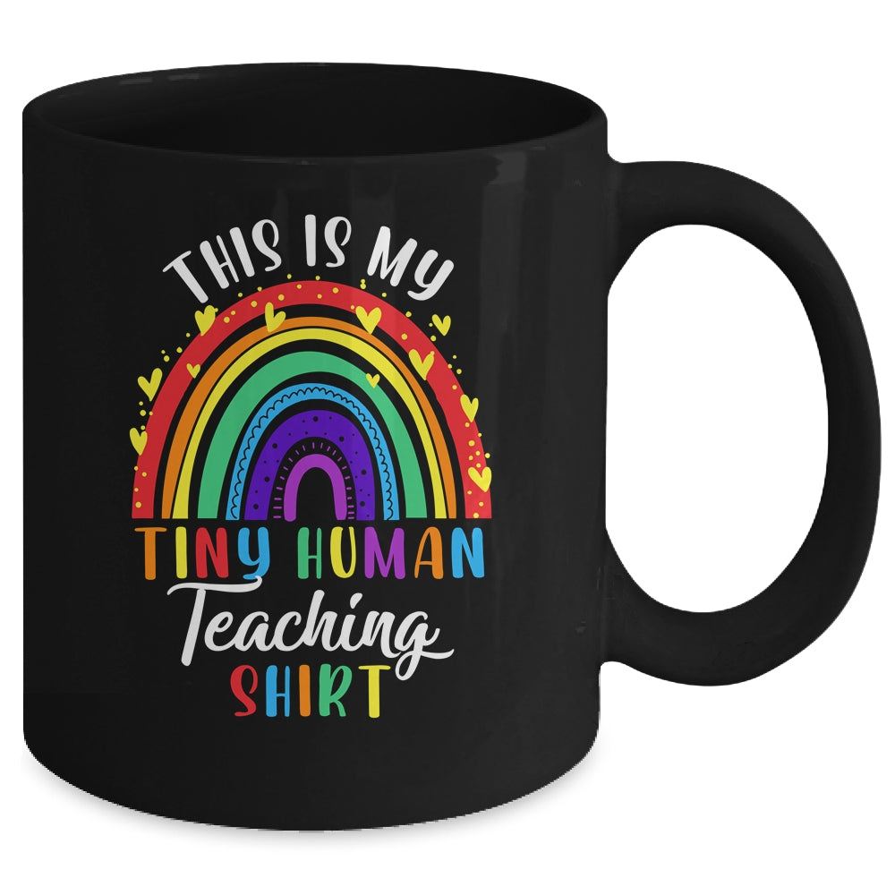 This My Teaching Tiny Humans Daycare Provider Teacher Mug | siriusteestore