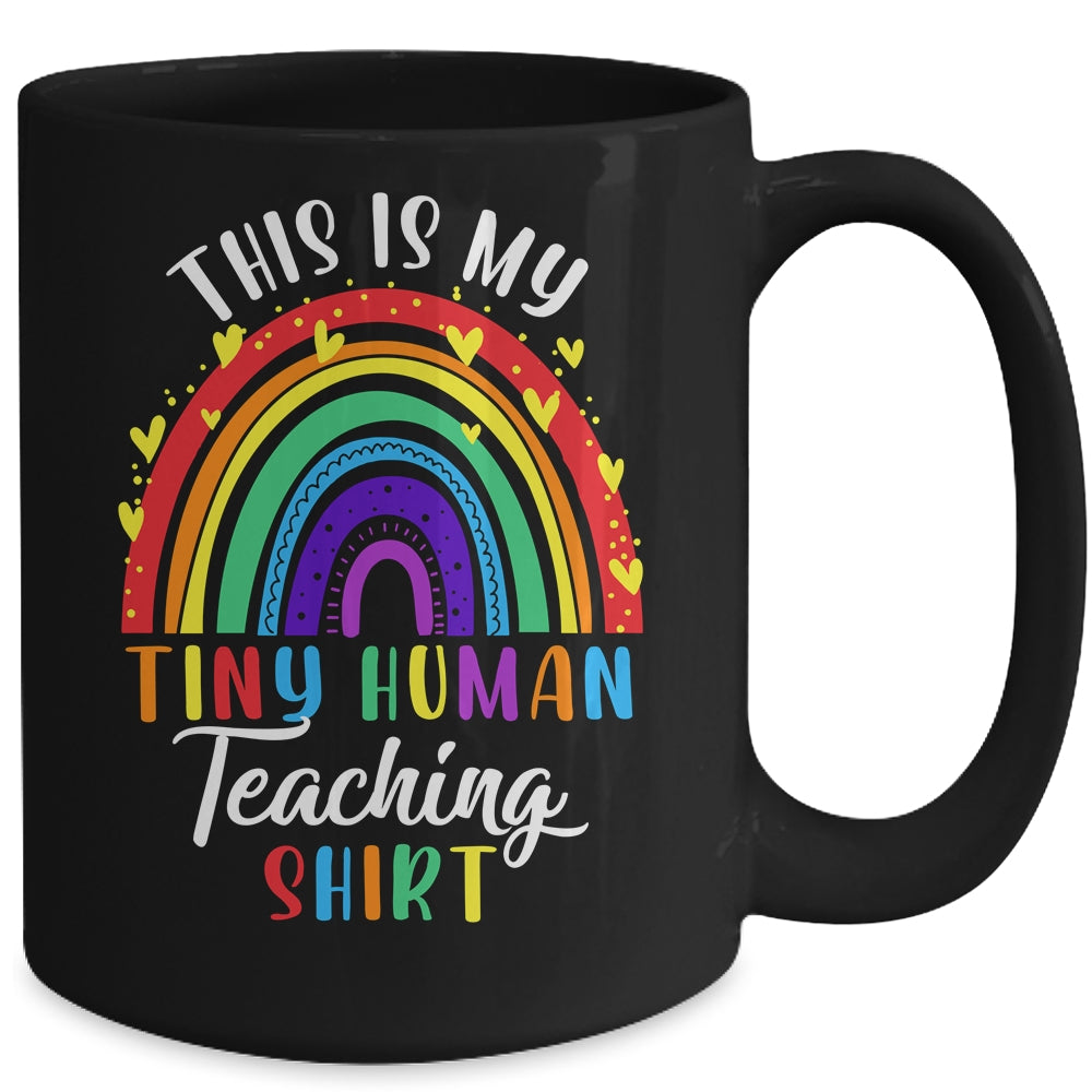 This My Teaching Tiny Humans Daycare Provider Teacher Mug | siriusteestore