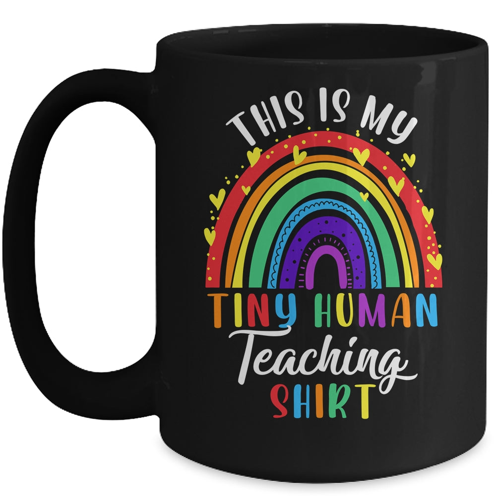 This My Teaching Tiny Humans Daycare Provider Teacher Mug | siriusteestore