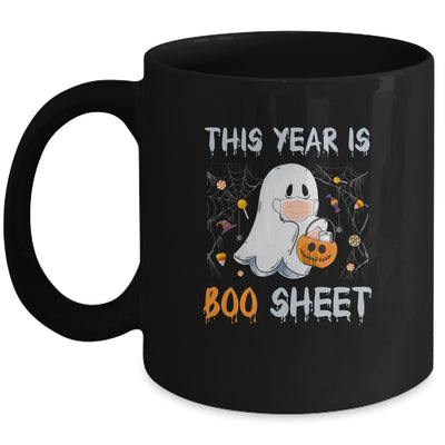 This Year Is Boo Sheet Boo Ghost Halloween Funny Gift Mug | siriusteestore