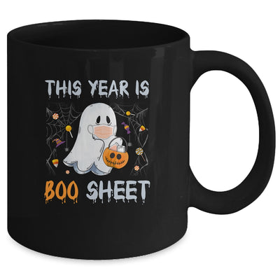 This Year Is Boo Sheet Boo Ghost Halloween Funny Gift Mug | siriusteestore