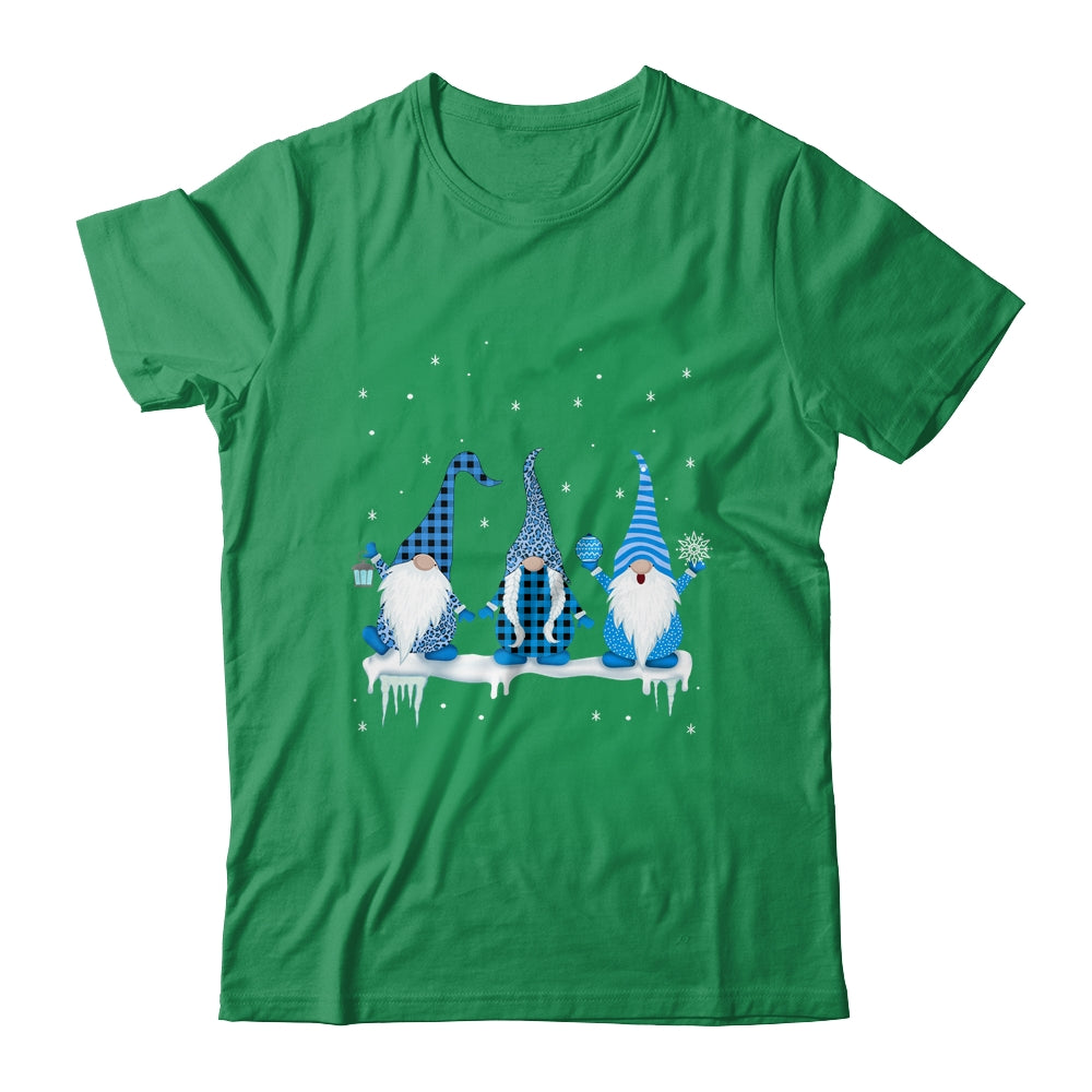 Three Christmas Gnomes Funny Humor Santa Blue Christmas Shirt & Sweatshirt | siriusteestore