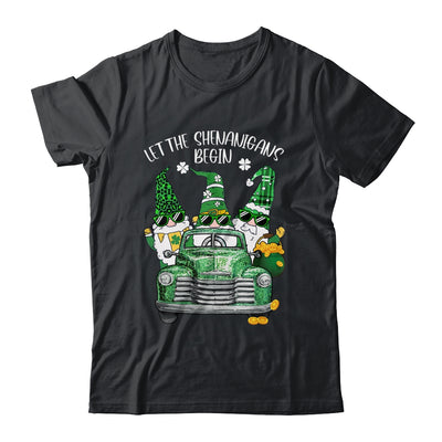Three Gnome St Patricks Day Let The Shenanigans Begin Irish Shirt & Hoodie | siriusteestore