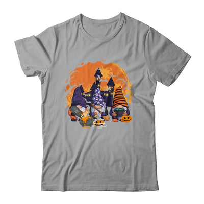 Three Gnomes Happy Halloween Fall Candy Corn Pumpkin Shirt & Hoodie | siriusteestore