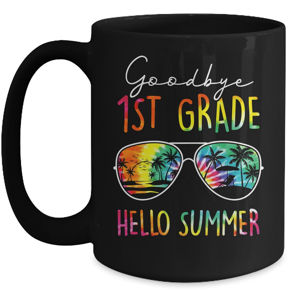 Tie Dye Goodbye 1st Grade Hello Summer Last Day Of School Mug | siriusteestore