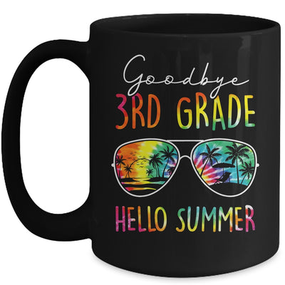 Tie Dye Goodbye 3rd Grade Hello Summer Last Day Of School Mug | siriusteestore