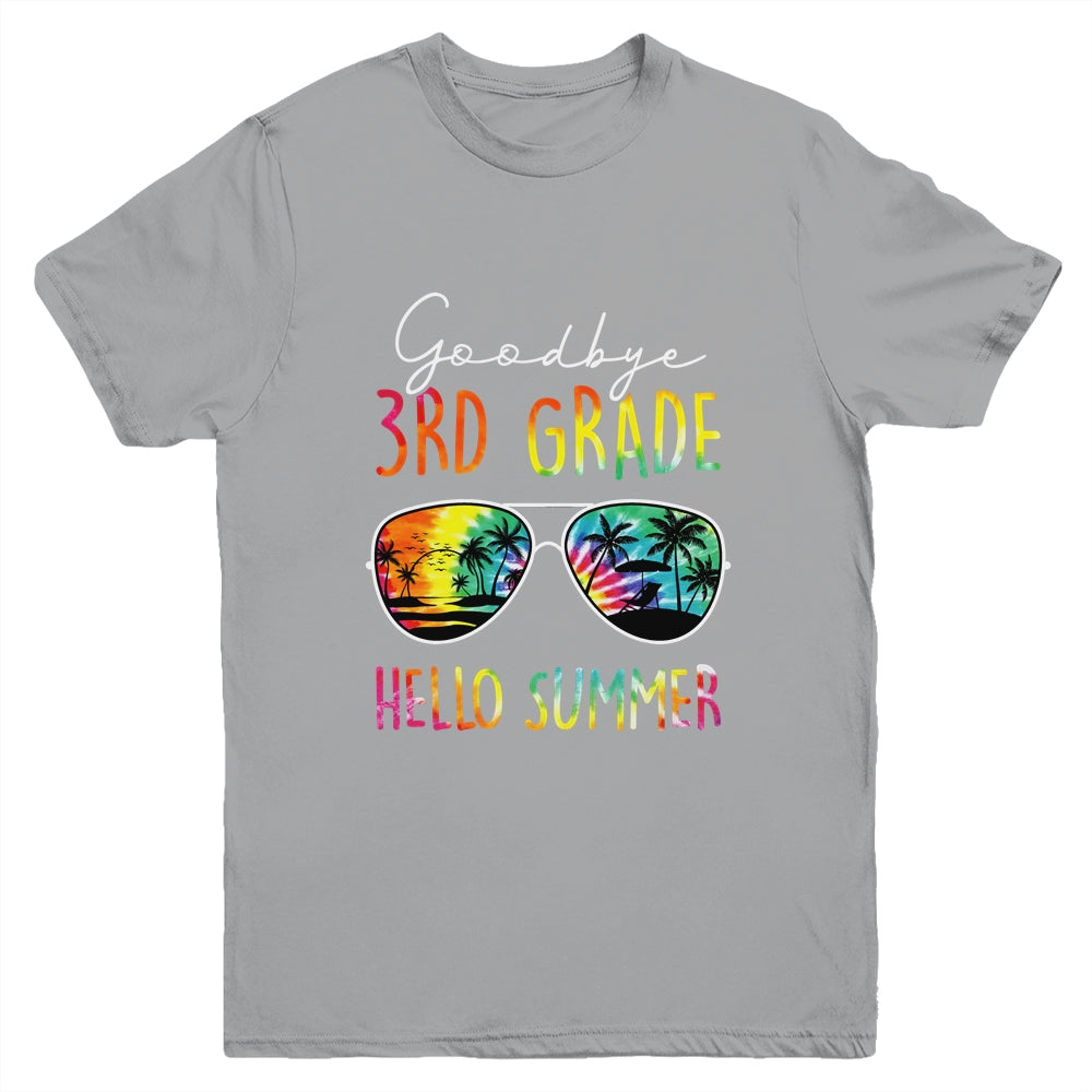 Tie Dye Goodbye 3rd Grade Hello Summer Last Day Of School Youth Shirt | siriusteestore