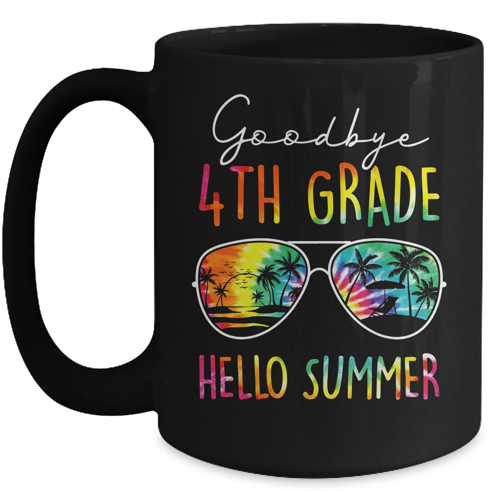 Tie Dye Goodbye 4th Grade Hello Summer Last Day Of School Mug | siriusteestore