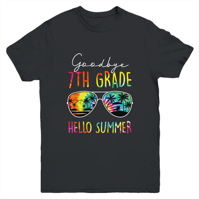 Tie Dye Goodbye 7th Grade Hello Summer Last Day Of School Youth Shirt | siriusteestore