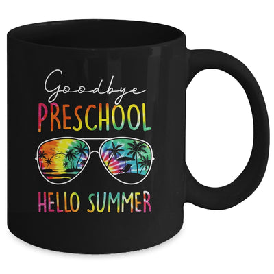 Tie Dye Goodbye Preschool Hello Summer Last Day Of School Mug | siriusteestore