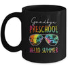 Tie Dye Goodbye Preschool Hello Summer Last Day Of School Mug | siriusteestore