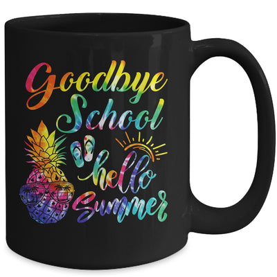 Tie Dye Goodbye School Hello Summer Last Day Of School Mug | siriusteestore