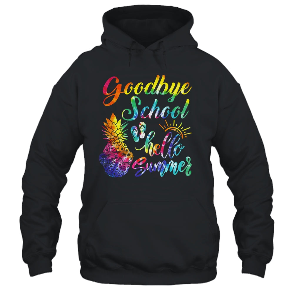 Tie Dye Goodbye School Hello Summer Last Day Of School Shirt & Tank Top | siriusteestore