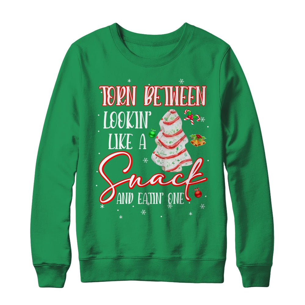 Torn Between Looking Like A Snack And Eating One Christmas Shirt & Sweatshirt | siriusteestore