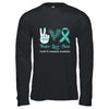 Tourette Syndrome Awareness Peace Love Cure Leopard Shirt & Hoodie | siriusteestore