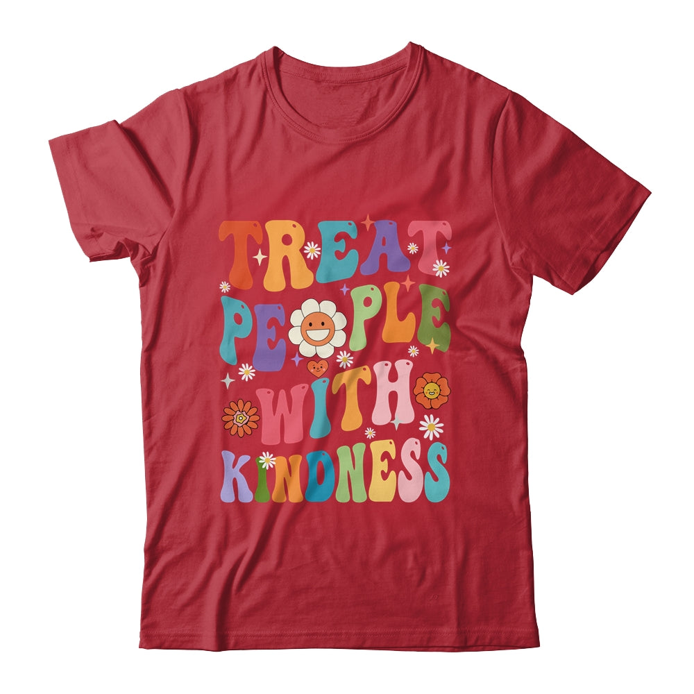 Treat People With Kindness Positive Mindset Groovy Women Shirt & Hoodie | siriusteestore