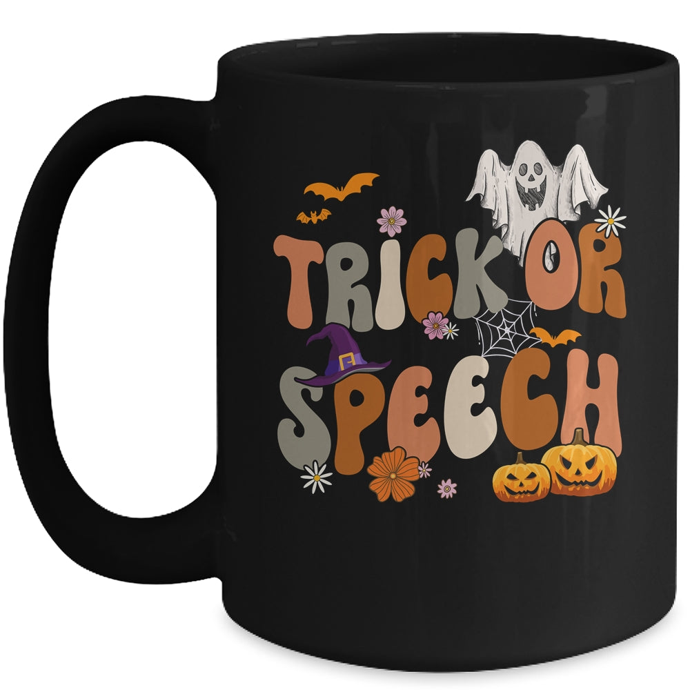 Trick Or Speech Therapy Halloween Costume Speech Therapist Mug | siriusteestore