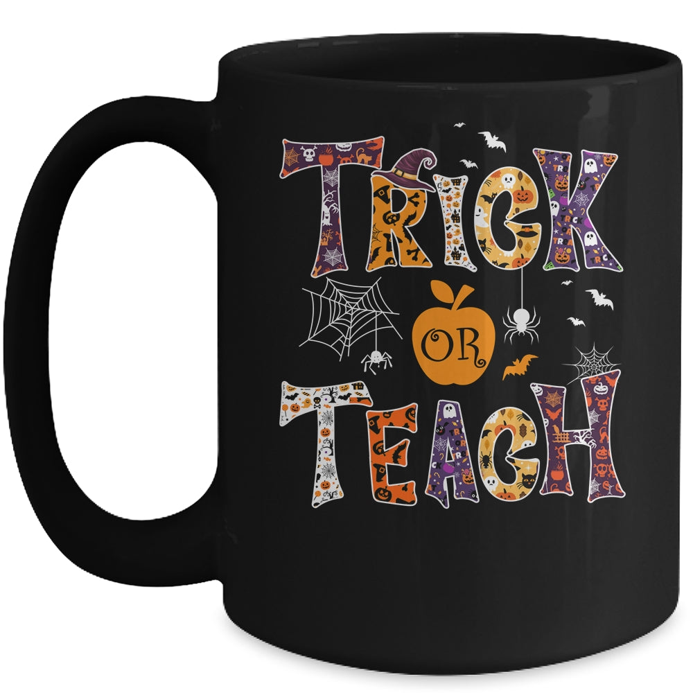 Trick Or Teach Cute Halloween Teacher Men Women Mug | siriusteestore