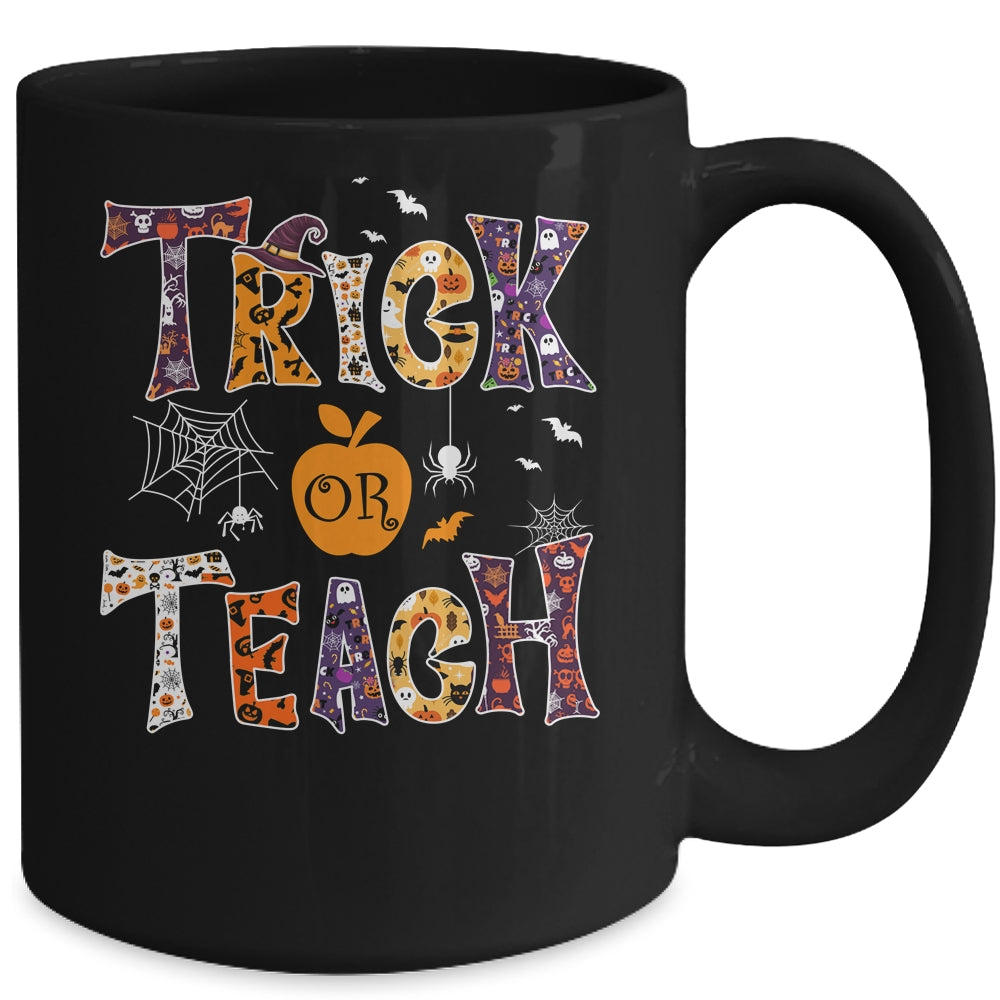 Trick Or Teach Cute Halloween Teacher Men Women Mug | siriusteestore
