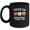 Trick Or Teeth Funny Dental Halloween Treat Dentist Mug | siriusteestore
