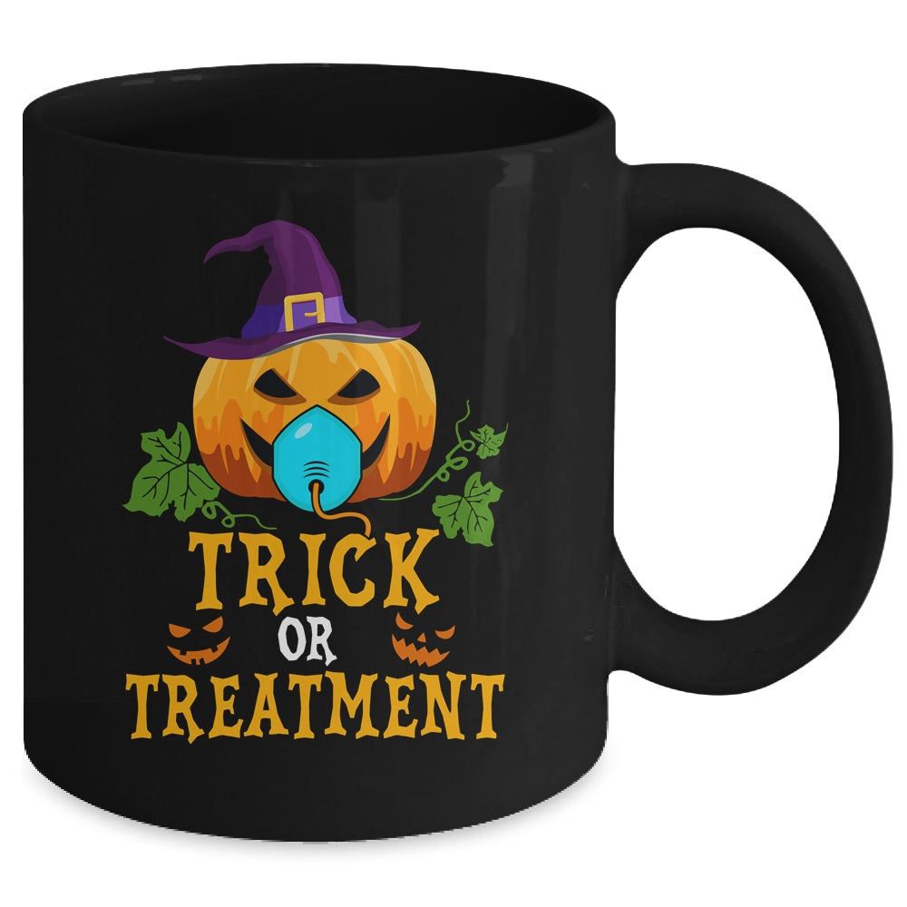 Trick Or Treatment Respiratory Halloween Therapist Nurse Mug | siriusteestore