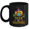 Trick Or Treatment Respiratory Halloween Therapist Nurse Mug | siriusteestore
