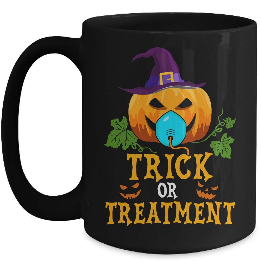 Trick Or Treatment Respiratory Halloween Therapist Nurse Mug | siriusteestore