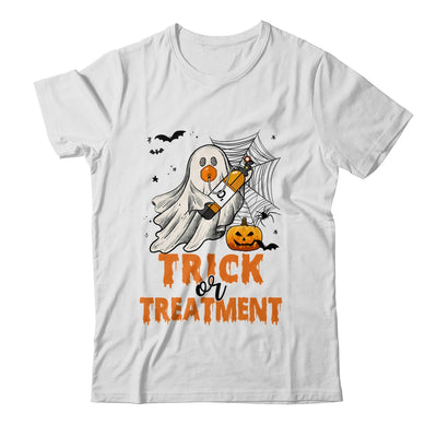 Trick Or Treatment Respiratory Therapist Halloween Nurse Shirt & Hoodie | siriusteestore