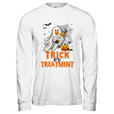 Trick Or Treatment Respiratory Therapist Halloween Nurse Shirt & Hoodie | siriusteestore