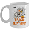 Trick Or Treatment Respiratory Therapist Halloween Nurse Mug | siriusteestore
