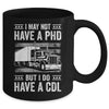 Trucker Design For Men Women CDL Truck Driver Trucker Mug | siriusteestore