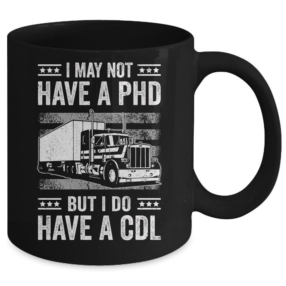 Trucker Design For Men Women CDL Truck Driver Trucker Mug | siriusteestore