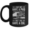 Trucker Design For Men Women CDL Truck Driver Trucker Mug | siriusteestore