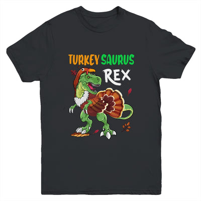 Turkey Saurus Rex Funny Dinosaur Trex Thanksgiving Boy Kids Youth Shirt | siriusteestore