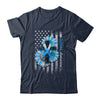 USA Flag In November We Wear Blue Diabetes Awareness Month Shirt & Hoodie | siriusteestore