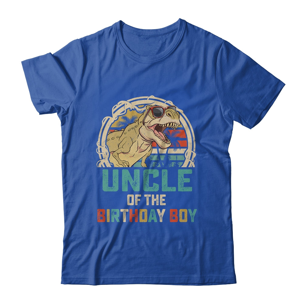 Uncle Dinosaur Of The Birthday Boy Matching Family Shirt & Hoodie Shirt & Hoodie | siriusteestore