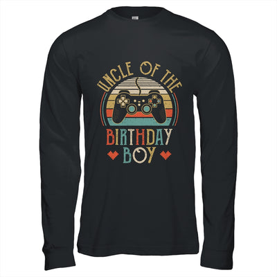 Uncle Of The Birthday Boy Vintage Matching Gamer Birthday Shirt & Hoodie | siriusteestore