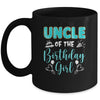 Uncle Of The Birthday Girl Family Donut Birthday Mug | siriusteestore