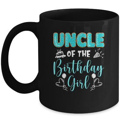 Uncle Of The Birthday Girl Family Donut Birthday Mug | siriusteestore